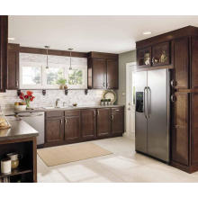 L Shape Wholesale Solid Wood Kitchen Cabinet